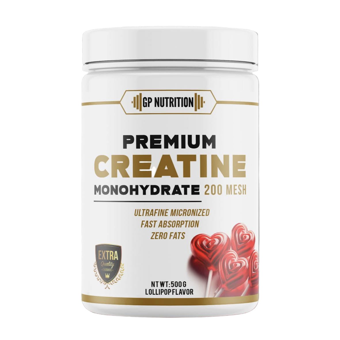 Creatina monohidrato 100 % pura 200 mesh GP Nutrition – imagen 4