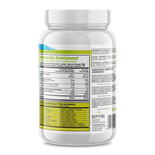 Proteina Isolate EFNE Strawberry Cheesecake - 90% Proteina Sabor Fresa Premium