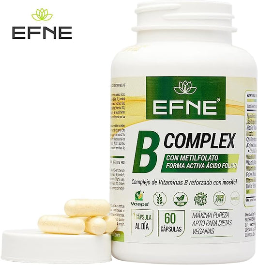 VITAMINA B COMPLEX CON METILFOLATO. Ácido Fólico.