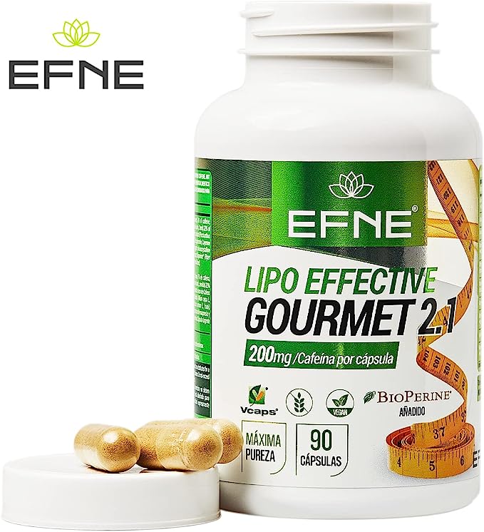 Lipo Effective EFNE 90 Capsulas - Quemador de Grasa y Definicion Muscular Natural