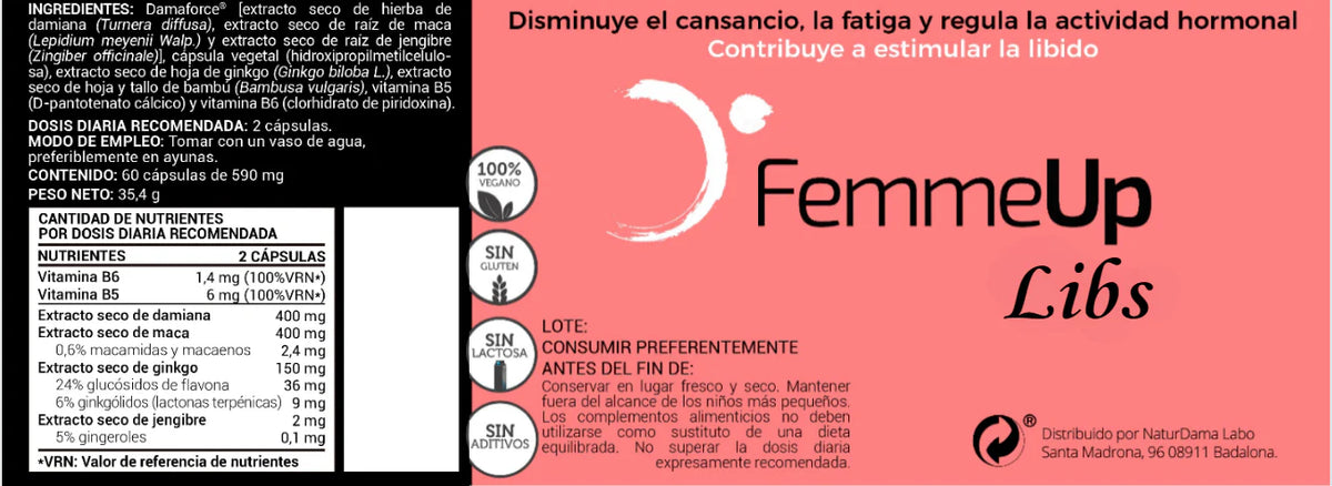 FemmeUp Libi2 – Dietary Supplement for Women