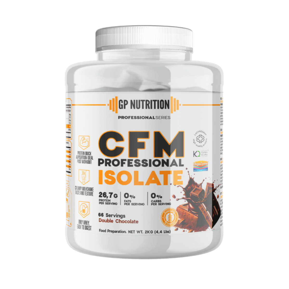 CFM Professional Isolate GP Nutrition, proteína aislada 2 kg