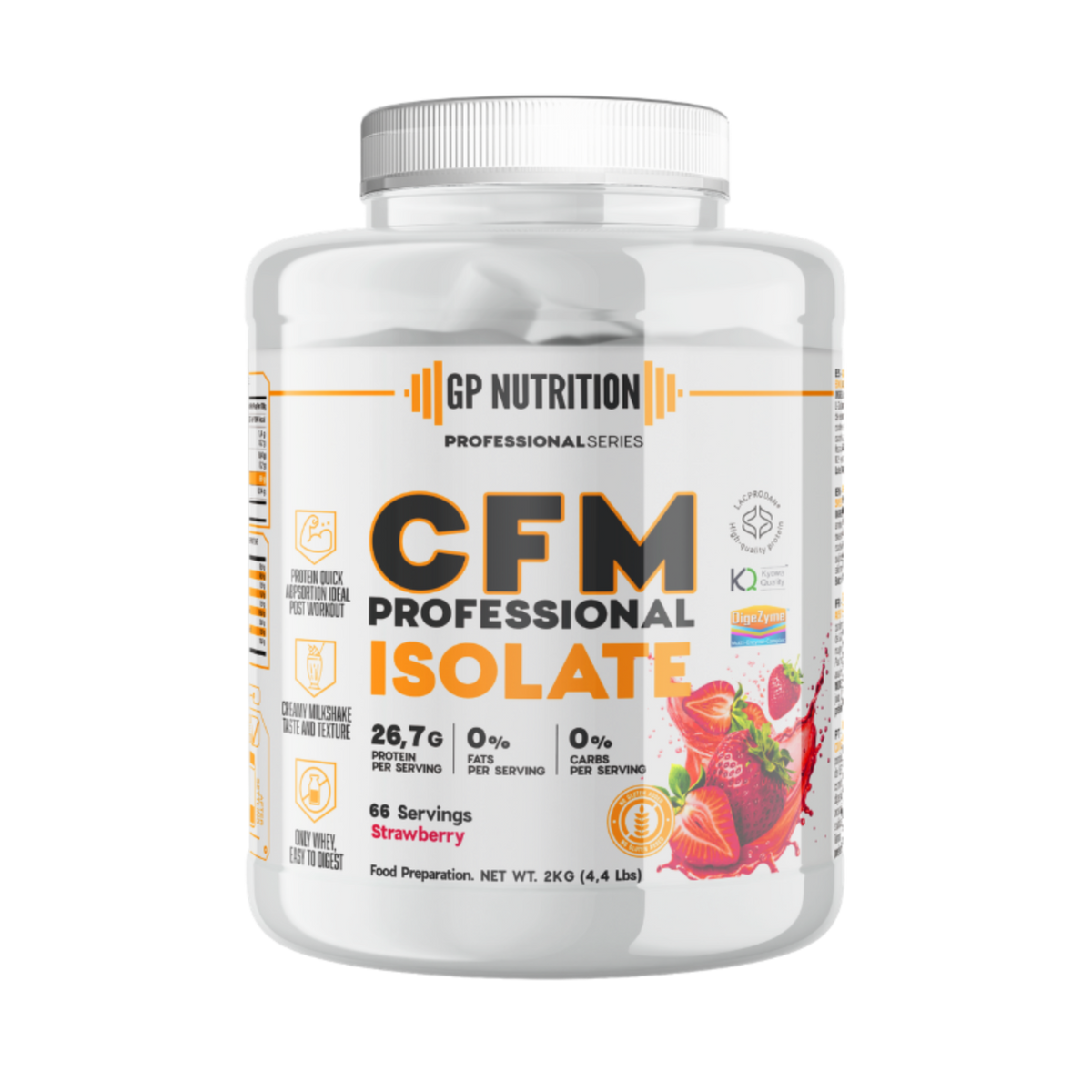 CFM Professional Isolate GP Nutrition, proteína aislada 2 kg – imagen 2