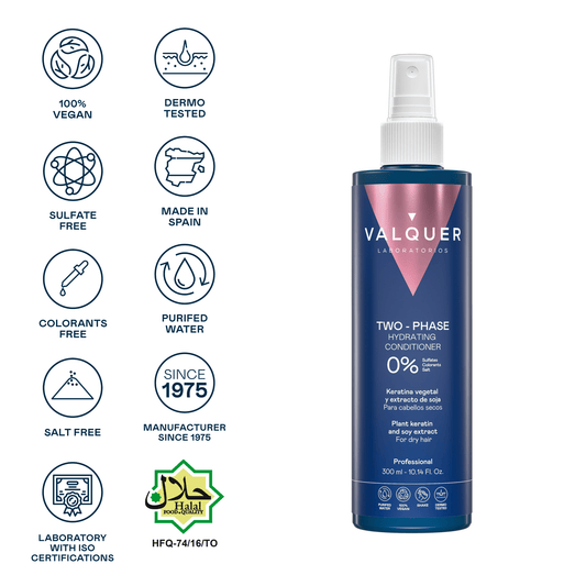 Acondicionador bifásico ultrahidratante para cabellos secos - 300 ml - Montber Professional Brand