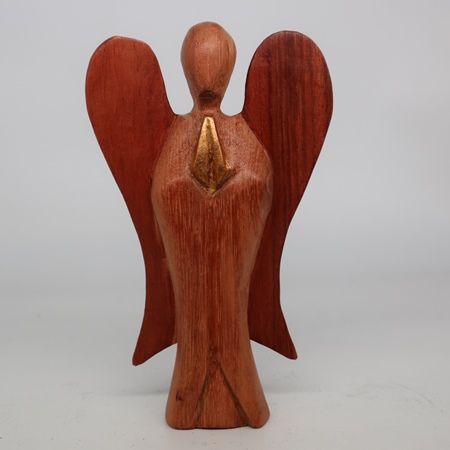 Ángel Hati-Hati tallado a mano 15 cm - Amistad