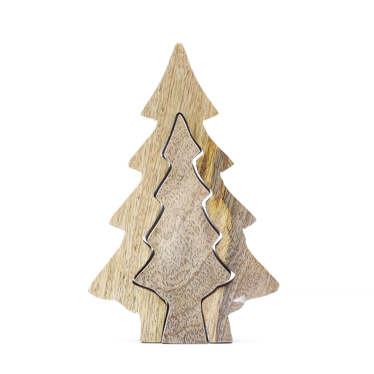 Decoración de madera - Árbol dentro de un árbol 15 x 10 cm