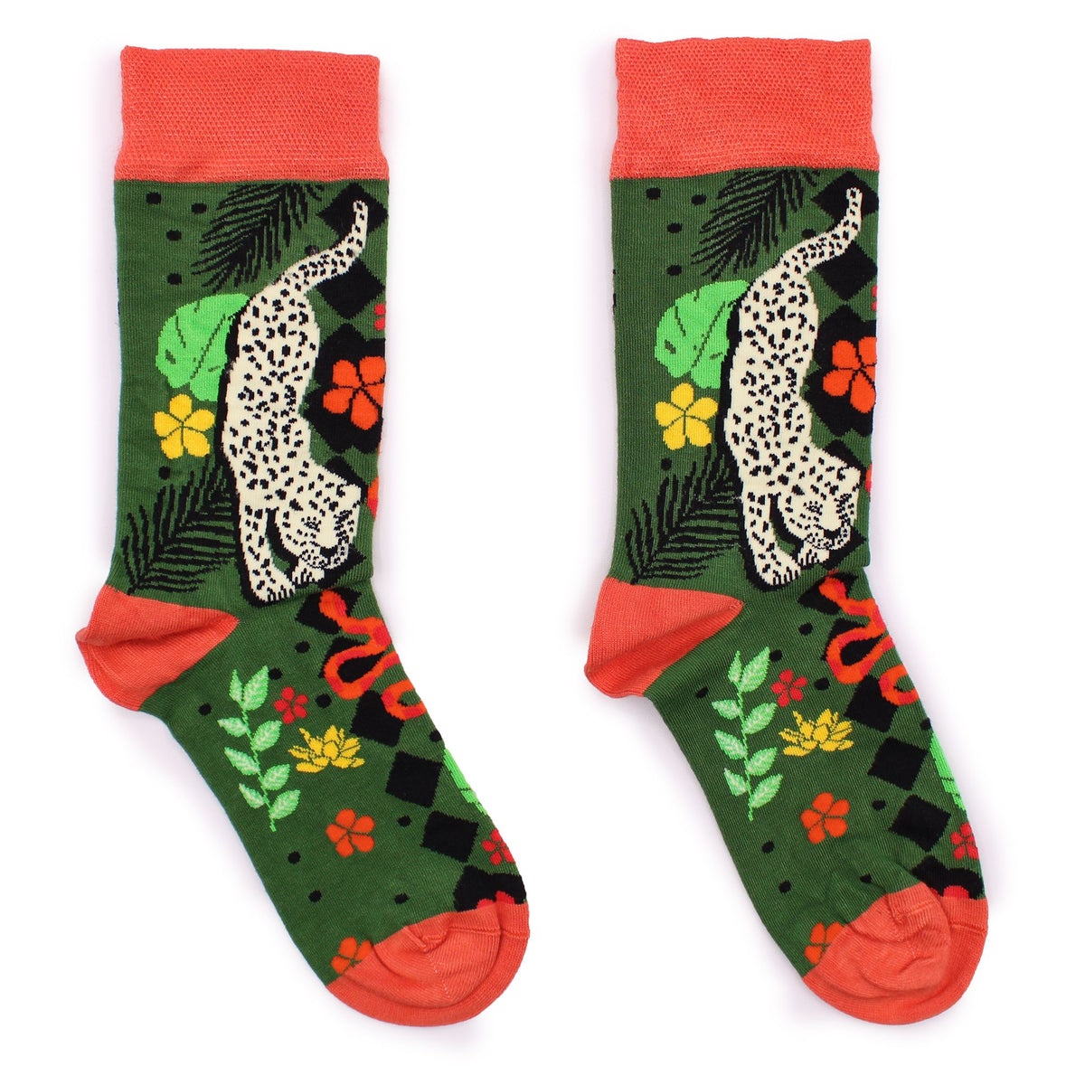 Calcetines de bambú Hop Hare - Jungla de Bali (talla 36-40)