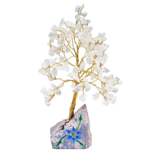 Árbol de gemas indio de cuarzo cristal con 160 piedras, foto 2