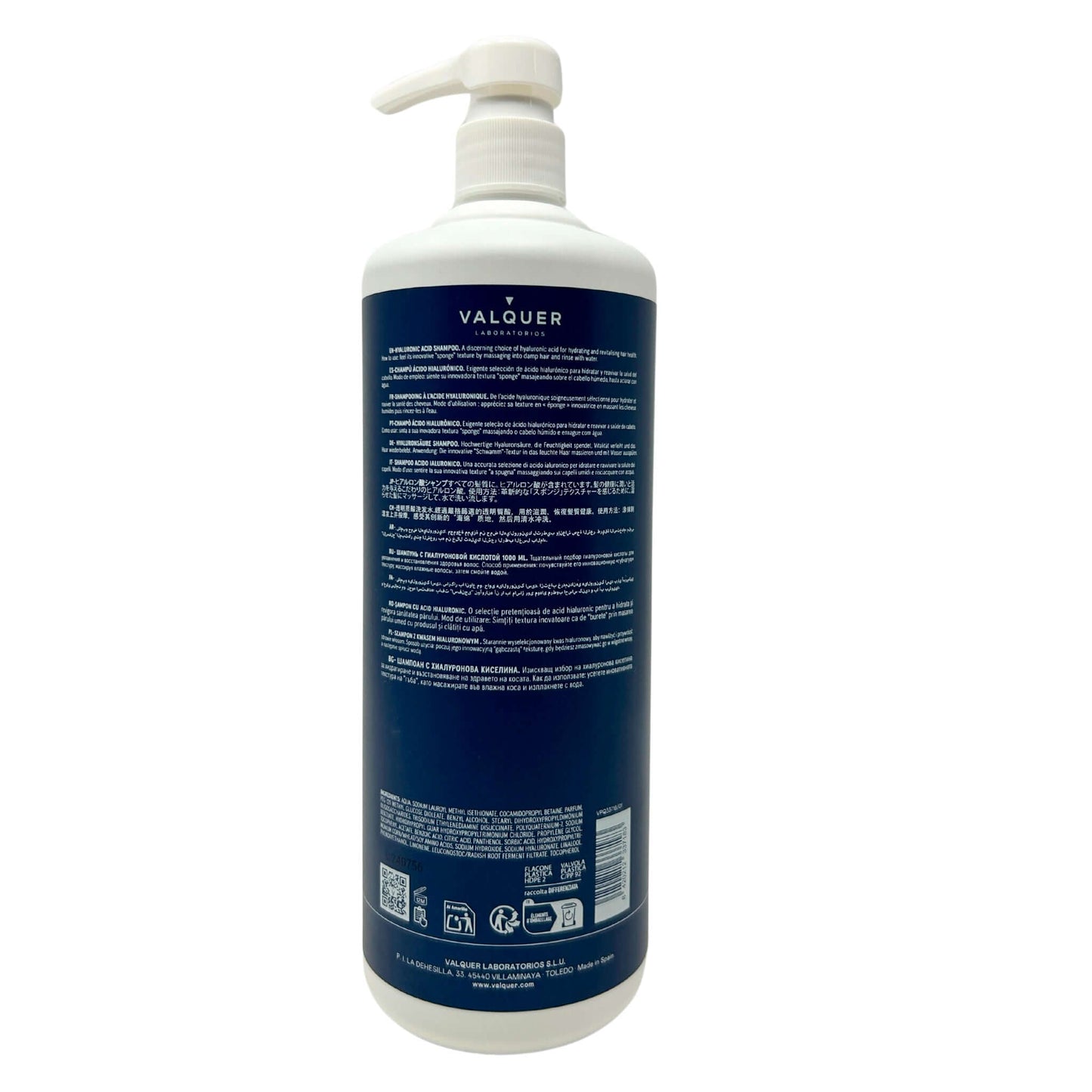 Champú con Ácido Hialurónico - 0% Sin Sulfatos - Montber Professional Brand