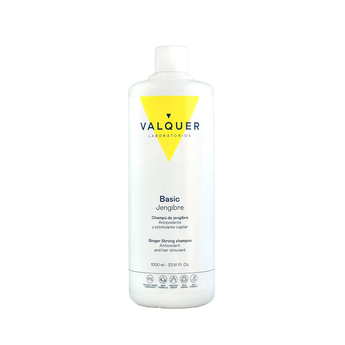 Champú Jengibre Ginger Strong - Anticaspa, Revitalizante y Fortalecedor - 1000 ml - Montber Professional Brand