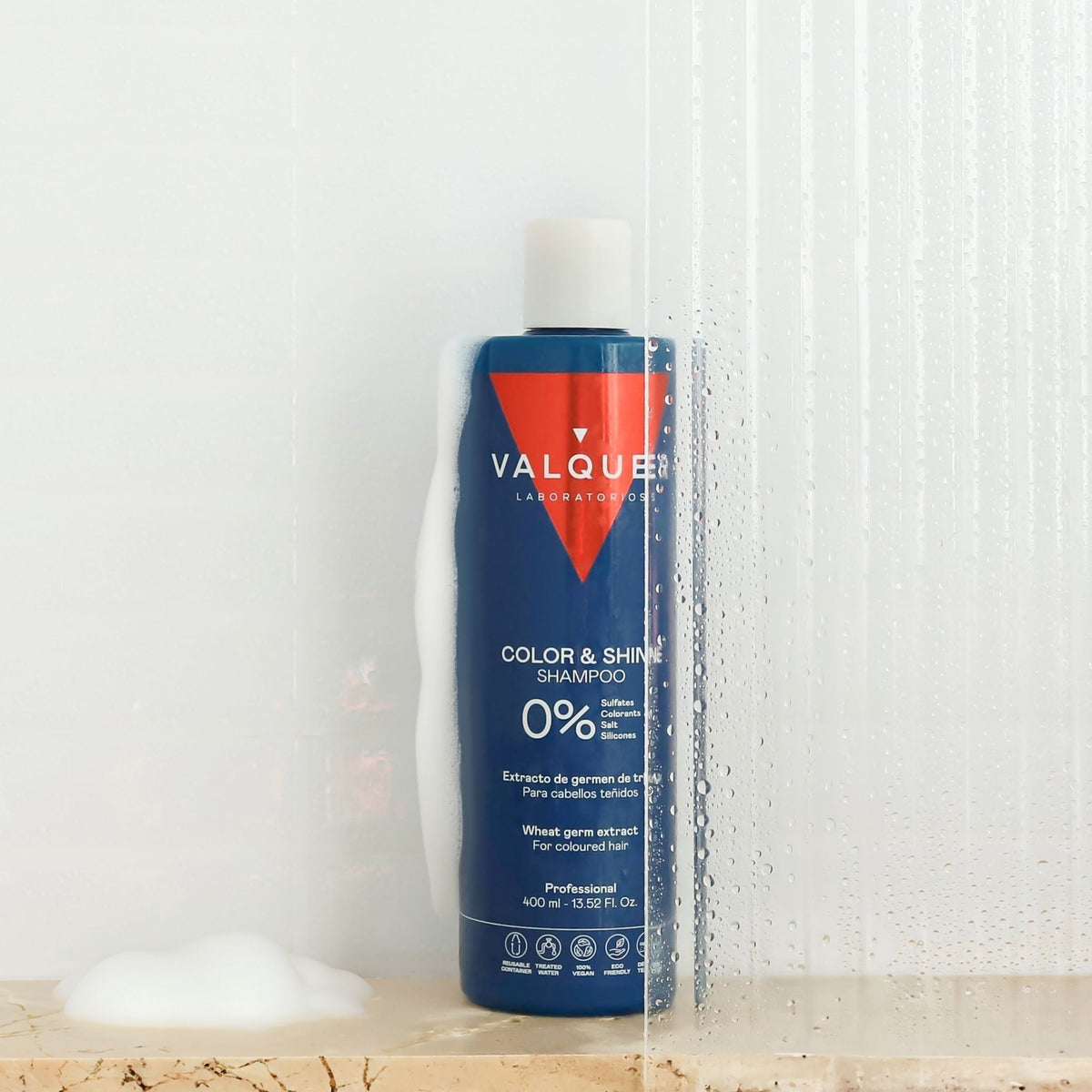 Champú para cabellos teñidos - 0% sin sulfatos potenciador del color y brillo - Montber Professional Brand