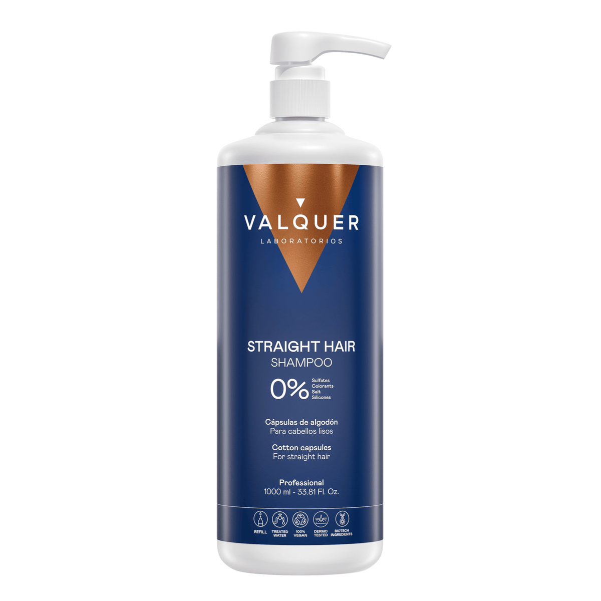 Champú para pelo liso - 0% Sin sulfatos - Montber Professional Brand