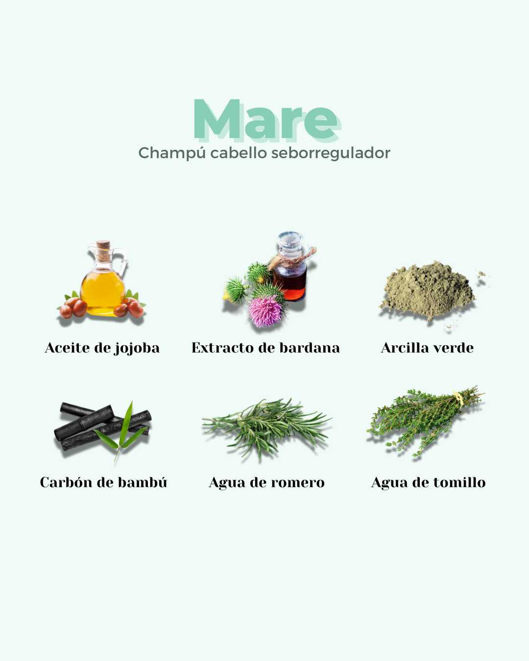 Champú Sólido ECO Cabello Graso MARE - Montber Professional Brand