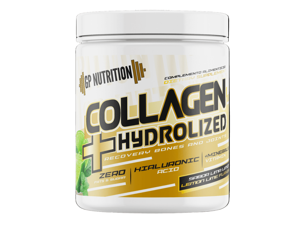 COLÁGENO HIDROLIZADO+ÁCIDO HIALURÓNICO+MAGNESIO+VITAMINA C GP NUTRITION