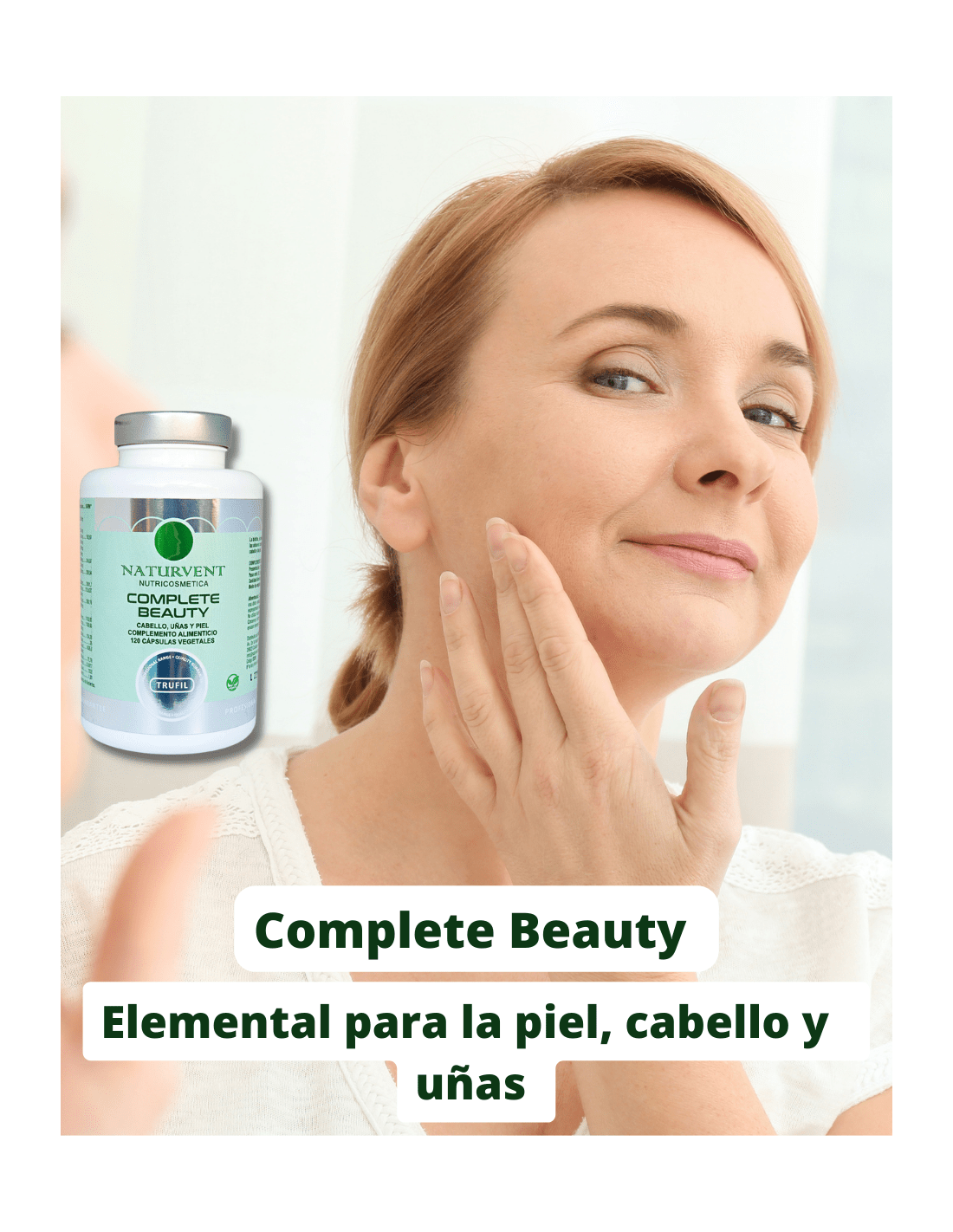 COMPLETE BEAUTY Cabello Piel y Uñas. Pelo Fuerte y con Brillo - 120 Cápsulas - Montber Professional Brand