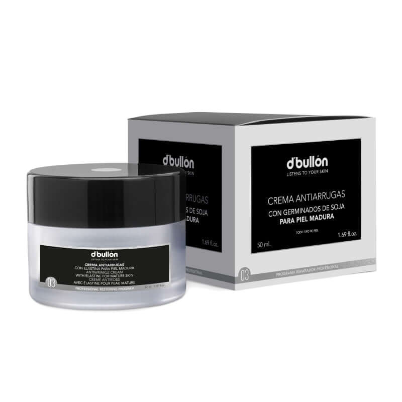 Crema facial antiarrugas con germinados de Soja para Pieles Maduras - Montber Professional Brand