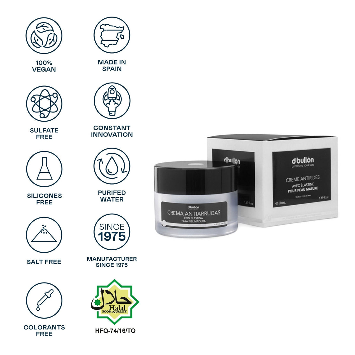 Crema facial antiarrugas con germinados de Soja para Pieles Maduras - Montber Professional Brand