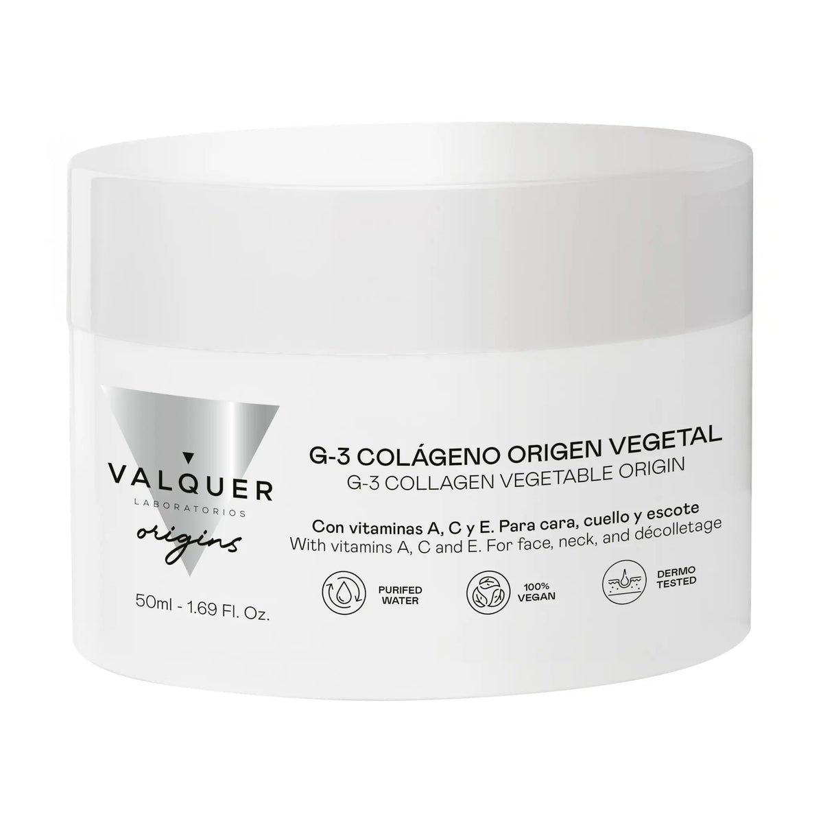 Crema facial G-3 con colágeno vegetal Valquer - imagen 8