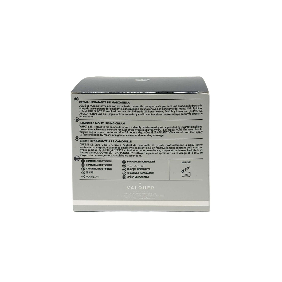 Crema facial hidratante de Manzanilla - Montber Professional Brand