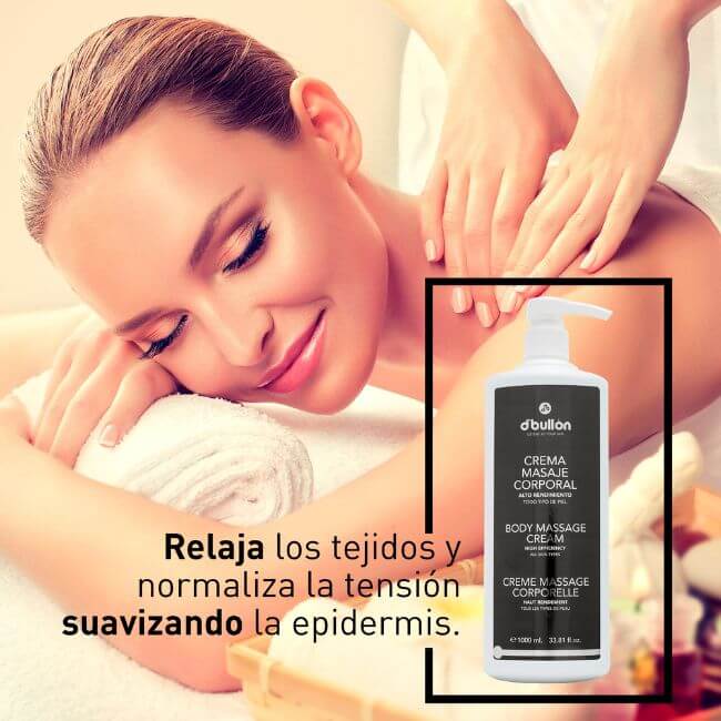 Crema masaje corporal - 1000 ml - Montber Professional Brand