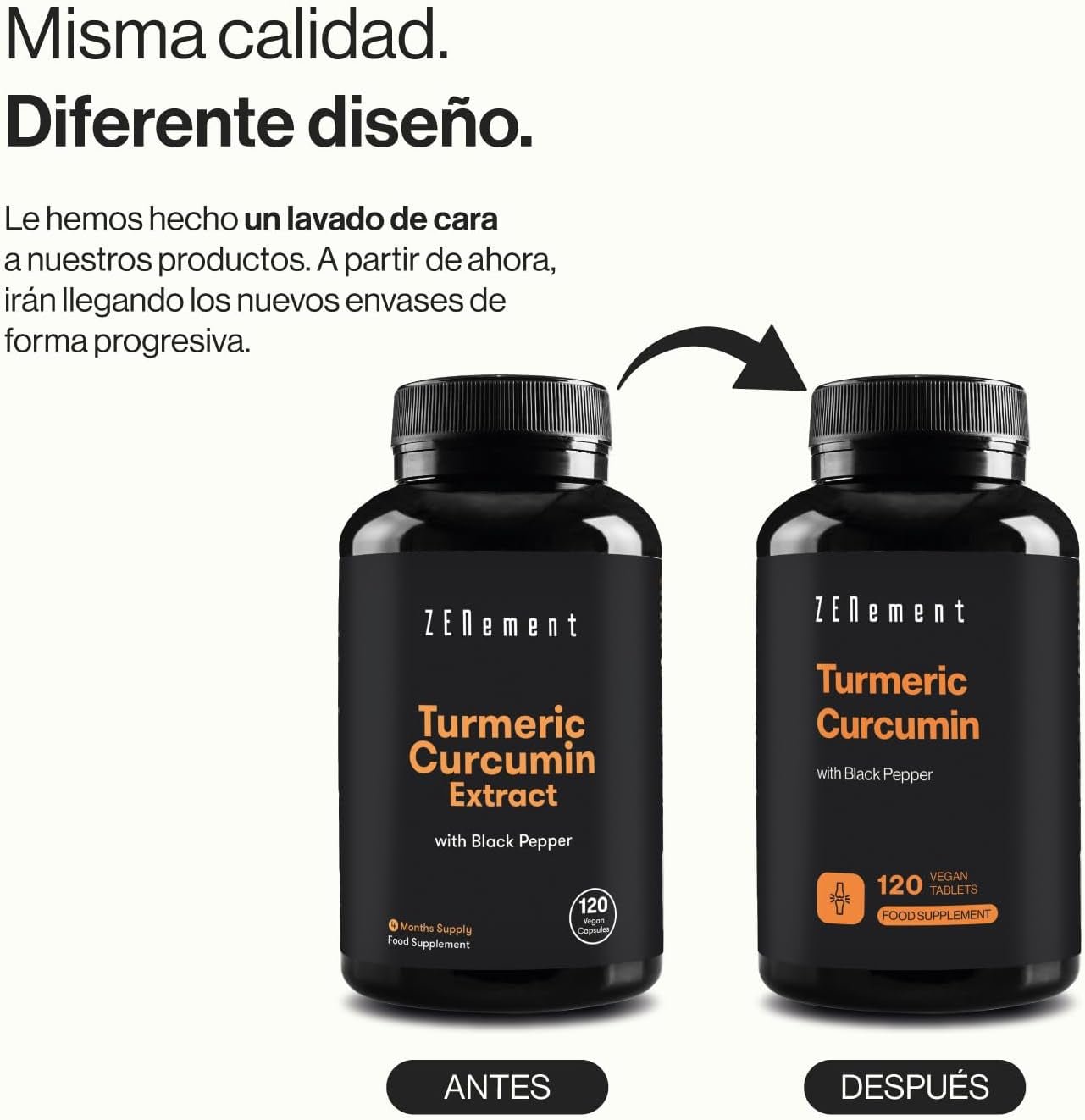 Cúrcuma 6100 mg + Pimienta Negra | 120 cápsulas veganas - Montber Professional Brand