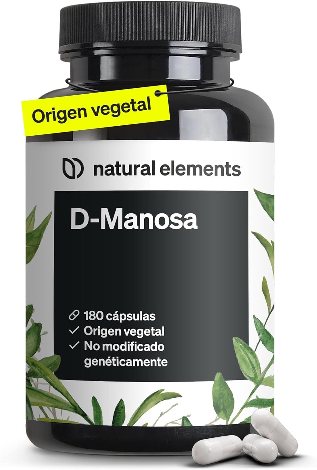 D-Manosa: 180 Cápsulas de 1800mg - Vegano, Sin Aditivos - Montber Professional Brand