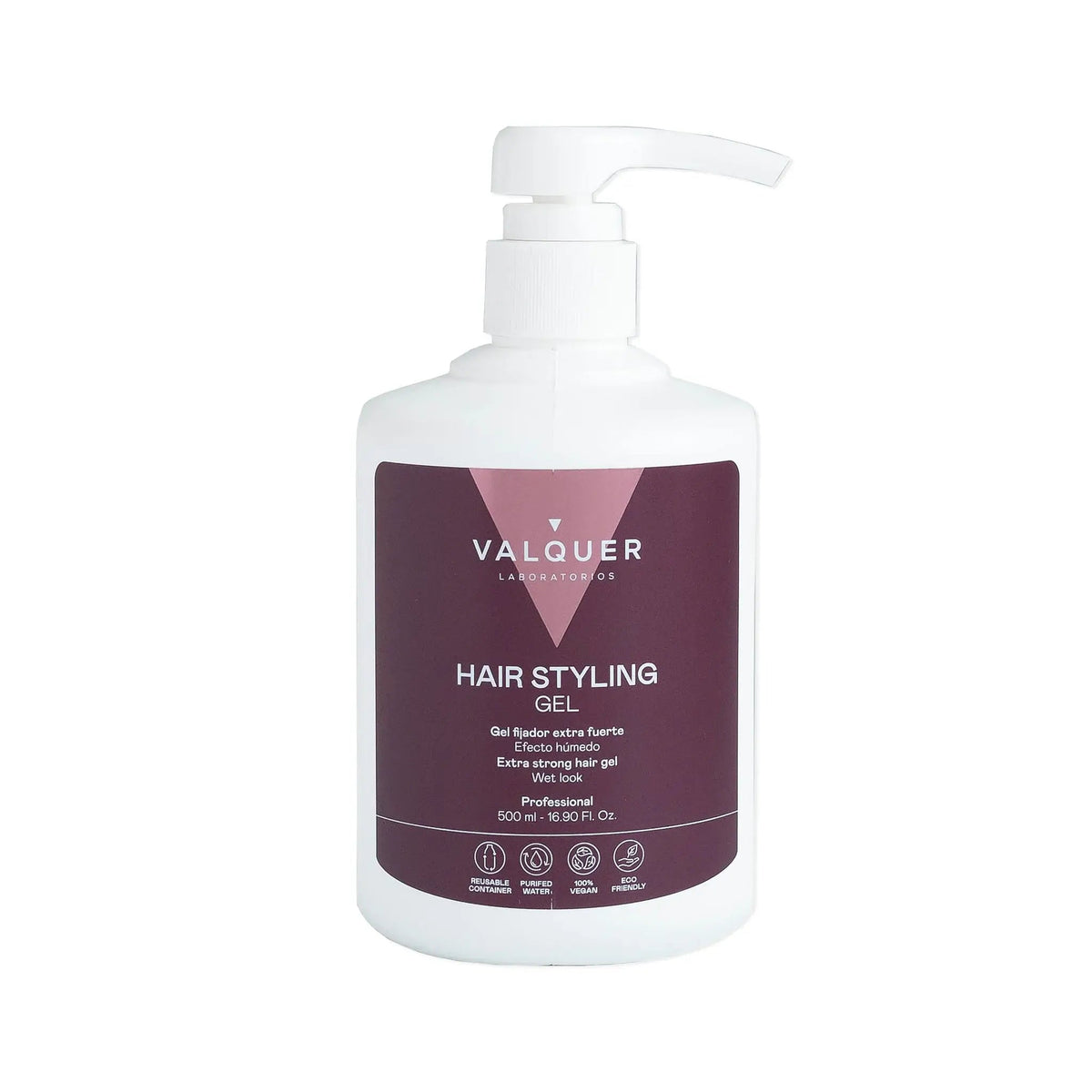 Gel capilar fijador extrafuerte - 500 ml - Montber Professional Brand