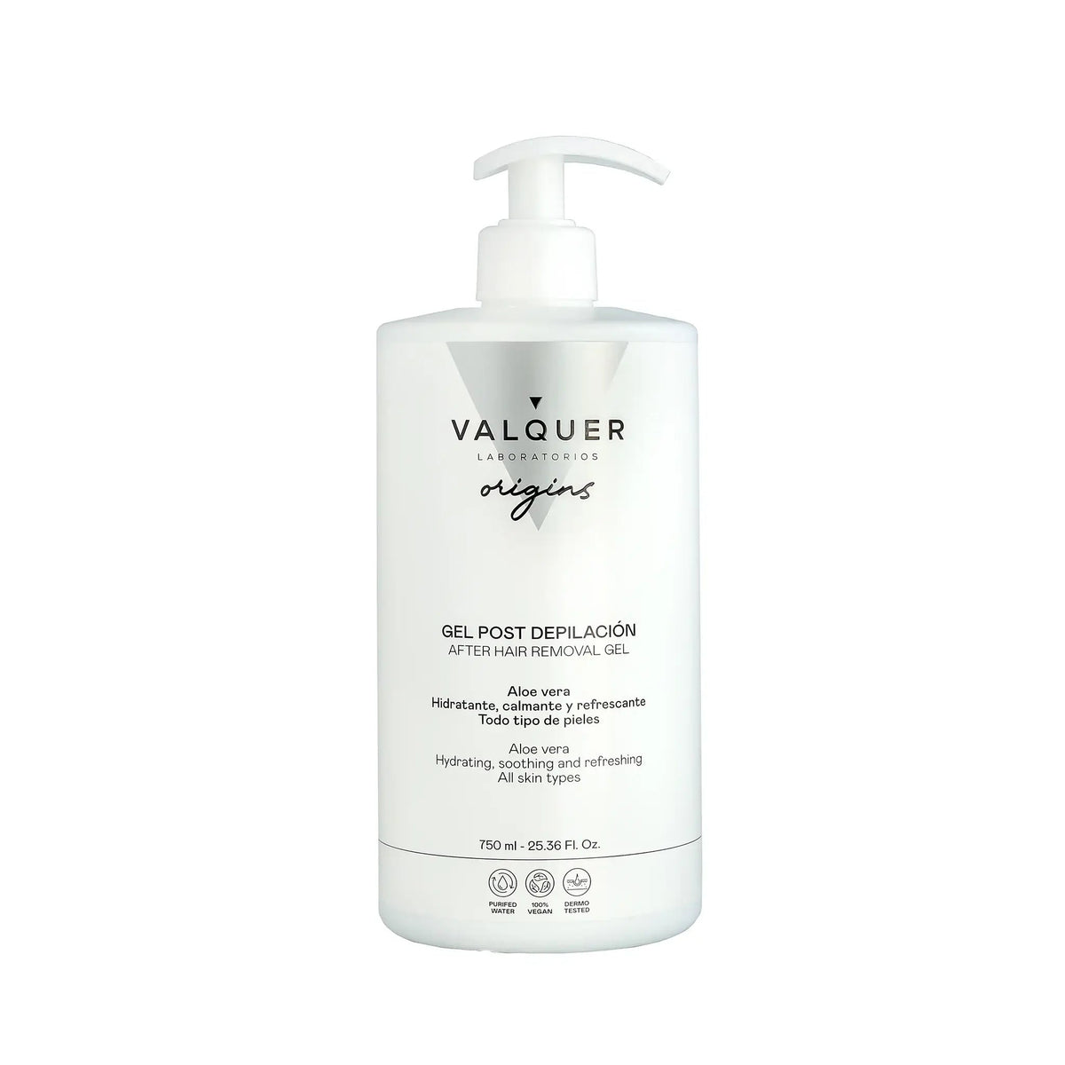 Gel postdepilación con aloe vera - 750 ml - Montber Professional Brand