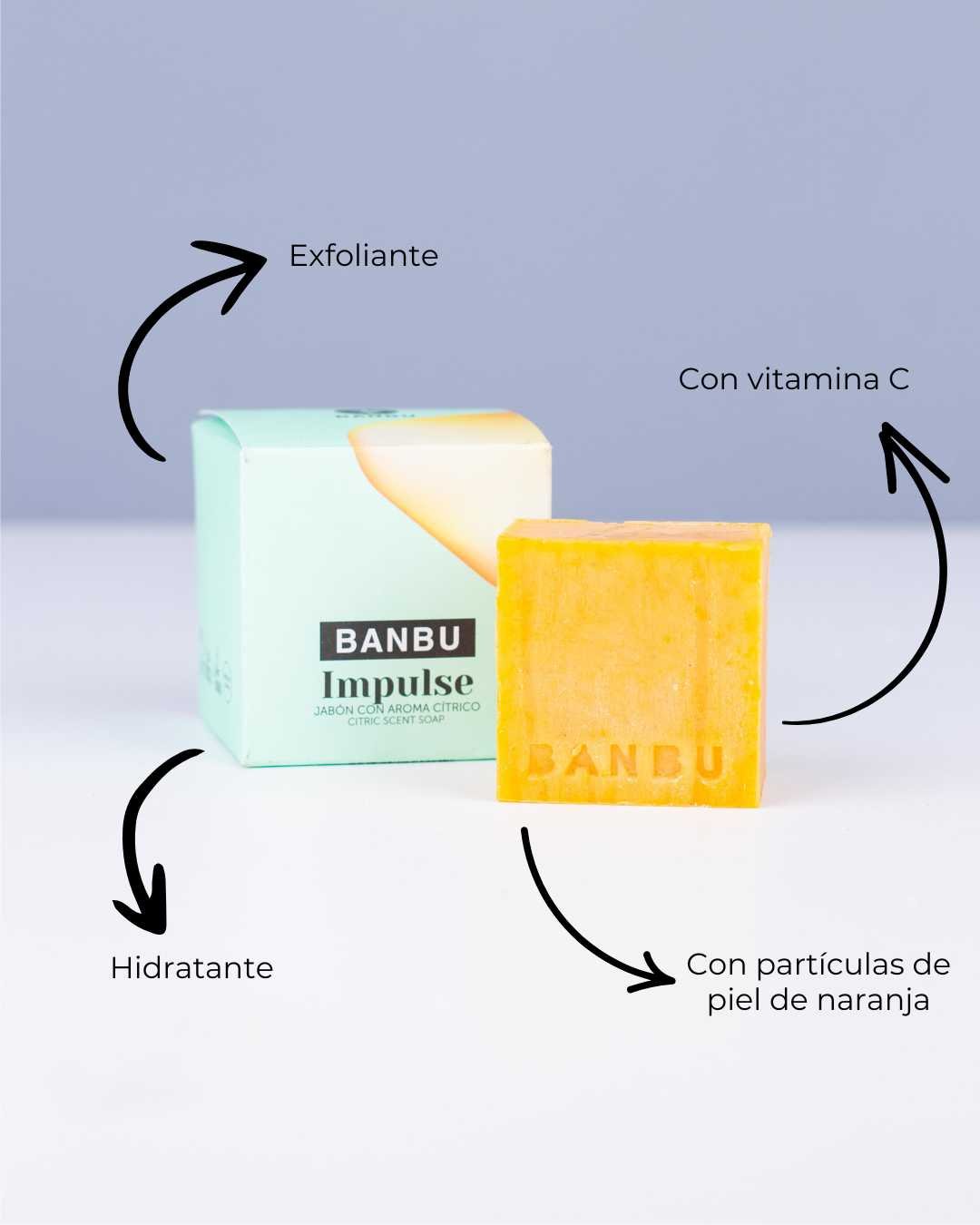 Jabón de Ducha Sólido ECO Cítrico IMPULSE - Montber Professional Brand