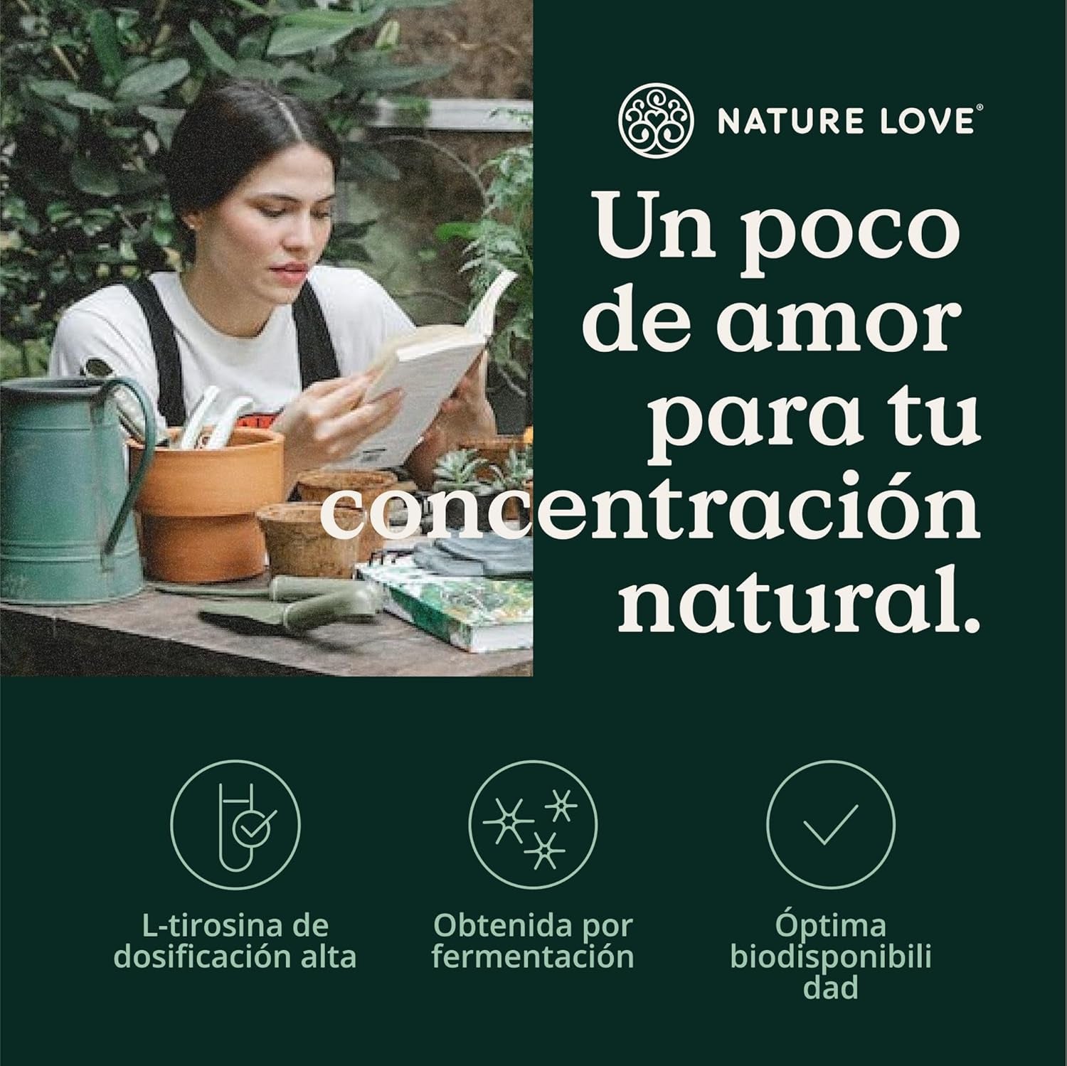 L-Tirosina Vegana - 1000 Mg Por Dosis - 240 Cápsulas - Montber Professional Brand