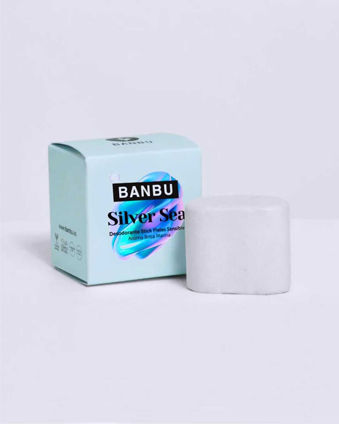 Desodorante sólido Silver Sea BANBU 45 ml para piel sensible