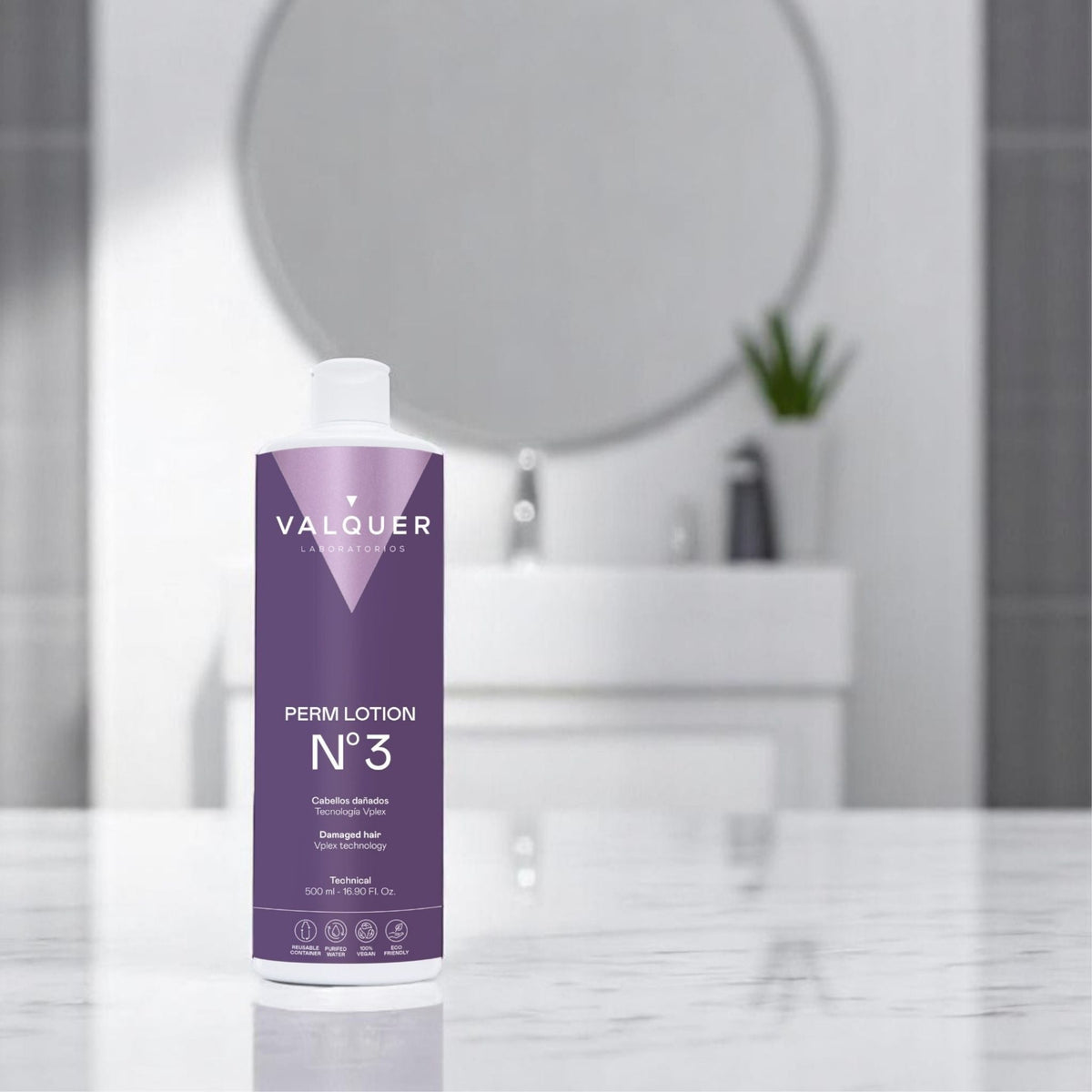 Líquido para permanente Nº3 (Estropeados) - 500 ml - Montber Professional Brand