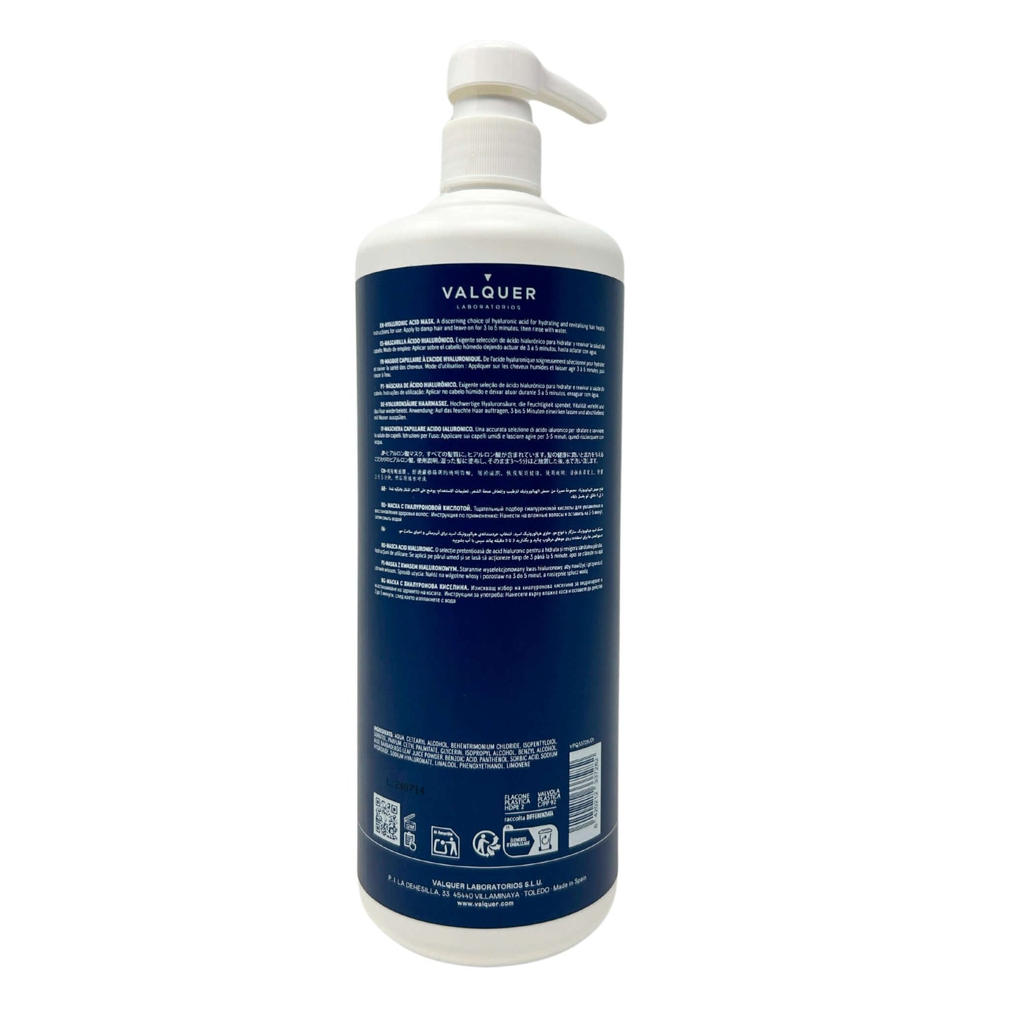 Mascarilla Capilar con Ácido Hialurónico - Montber Professional Brand