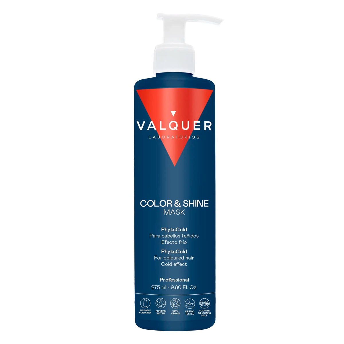 Mascarilla capilar glacial potenciador color y brillo para cabellos teñidos - Montber Professional Brand