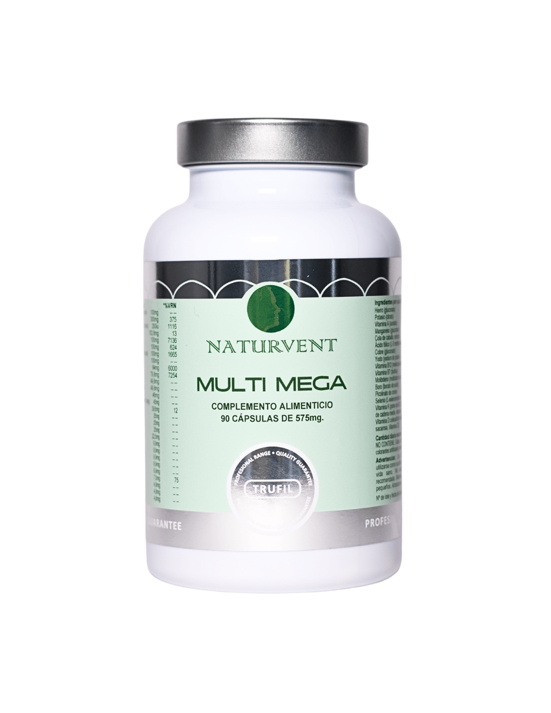 Multivitamínico MULTI MEGA: Más de 40 vitaminas y minerales por cápsula. - Montber Professional Brand