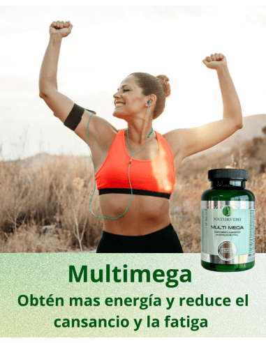 Multi Mega multivitamínico 90 cápsulas vegetales - Naturvent (imagen 11)