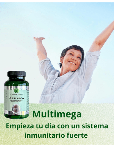 Multi Mega multivitamínico 90 cápsulas vegetales - Naturvent (imagen 12)