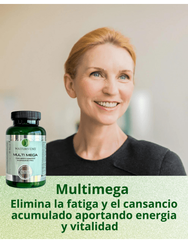 Multi Mega multivitamínico 90 cápsulas vegetales - Naturvent (imagen 13)