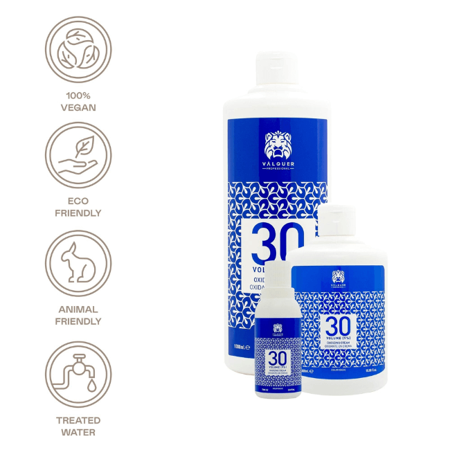 Pack decoloración capilar Polvo deco + Oxigenada 30 vol - Montber Professional Brand