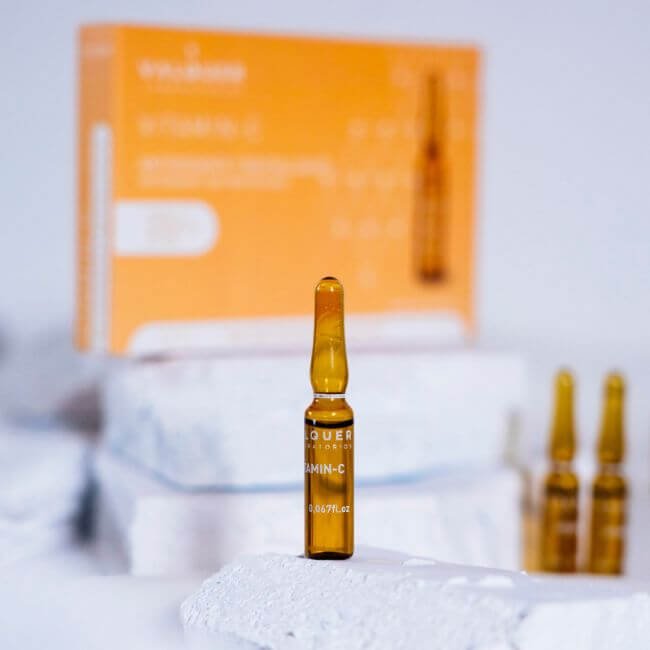 Pack Facial Vitamina C y Ácido Hialurónico - Serum 30 ml y Ampollas 5 x 2 ml - Montber Professional Brand