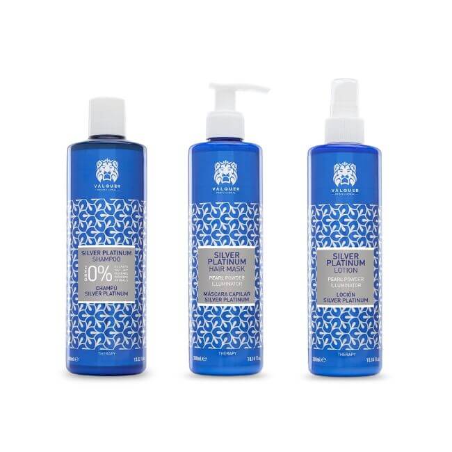 Pack Silver - Champú, Mascarilla y Loción - 1000 ml - Montber Professional Brand