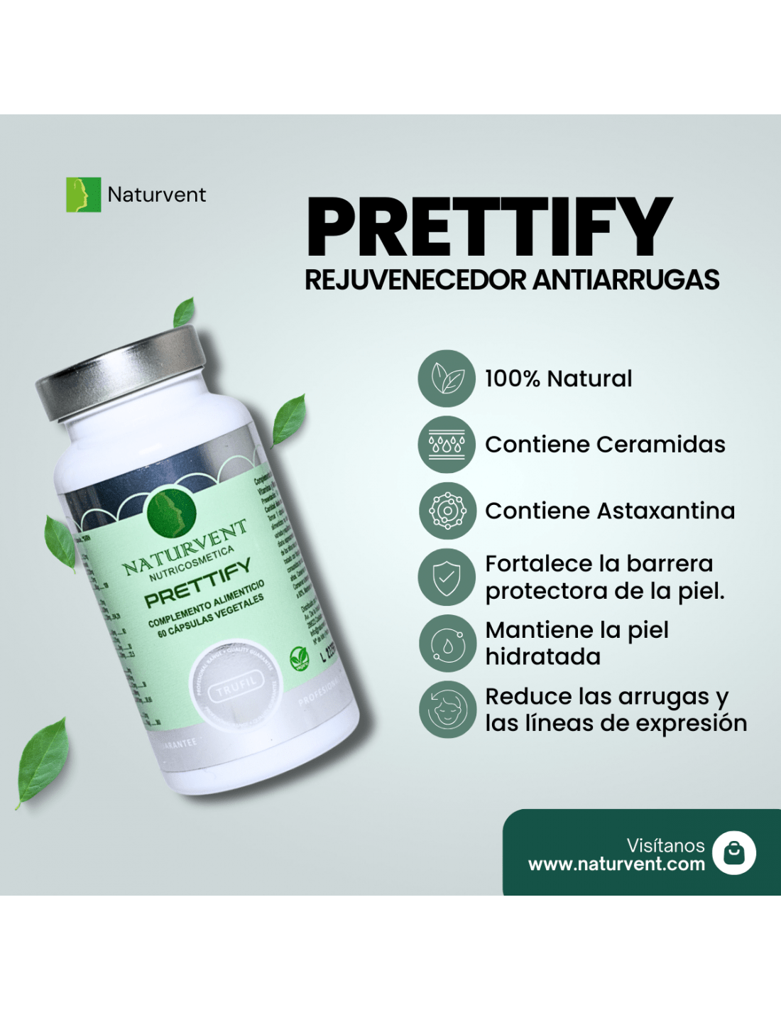 PRETTIFY Revitaliza, Hidrata y Tonifica la piel. - Montber Professional Brand