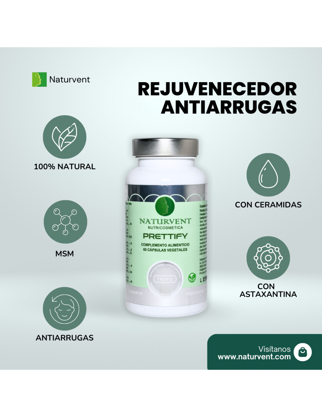 PRETTIFY Revitaliza, Hidrata y Tonifica la piel. - Montber Professional Brand