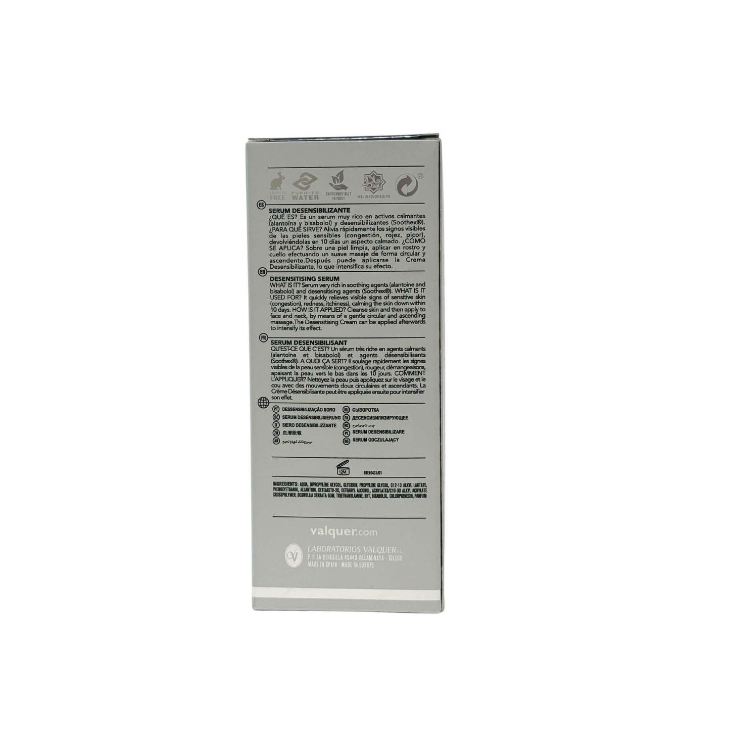 Sérum facial desensibilizante Pieles sensibles - 30 ml - Montber Professional Brand
