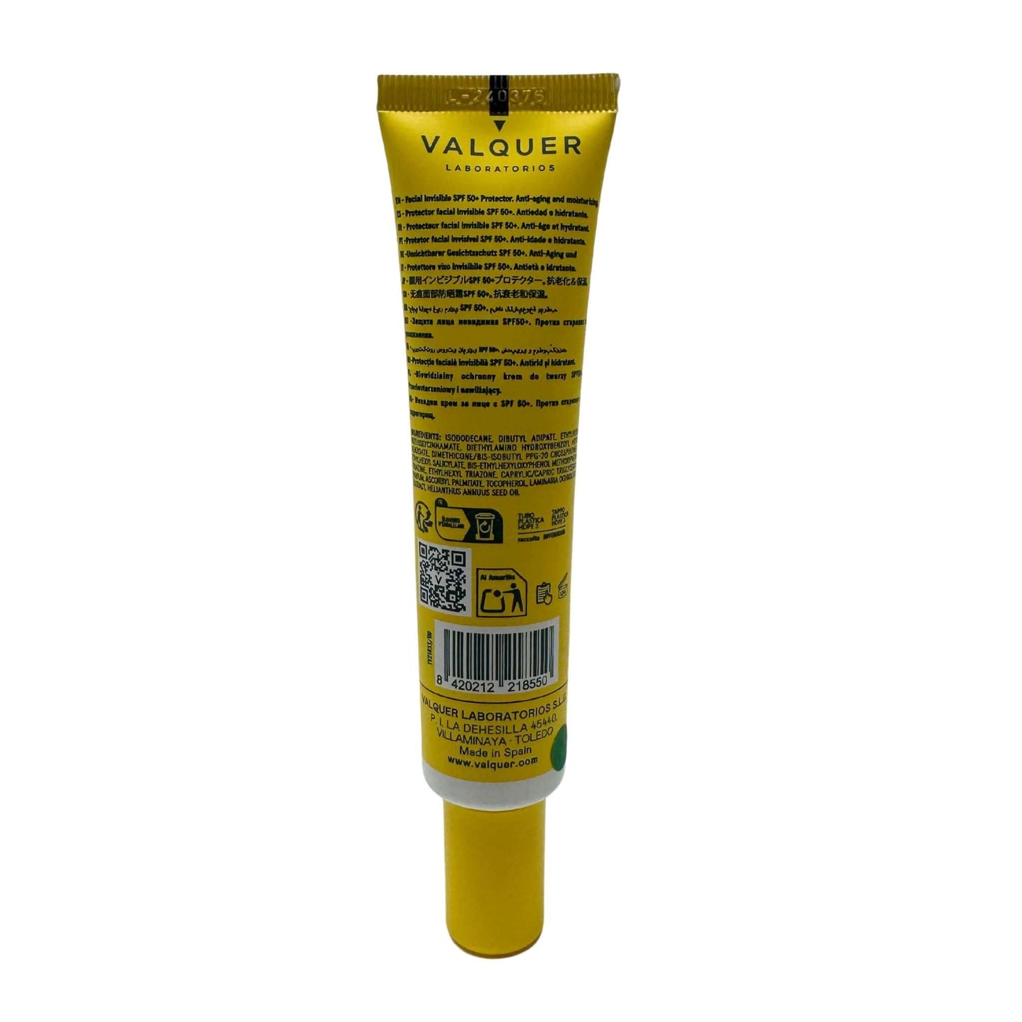 Sérum Facial Invisible Protection SPF 50+ Antiedad e Hidratante - 40 ml - Montber Professional Brand