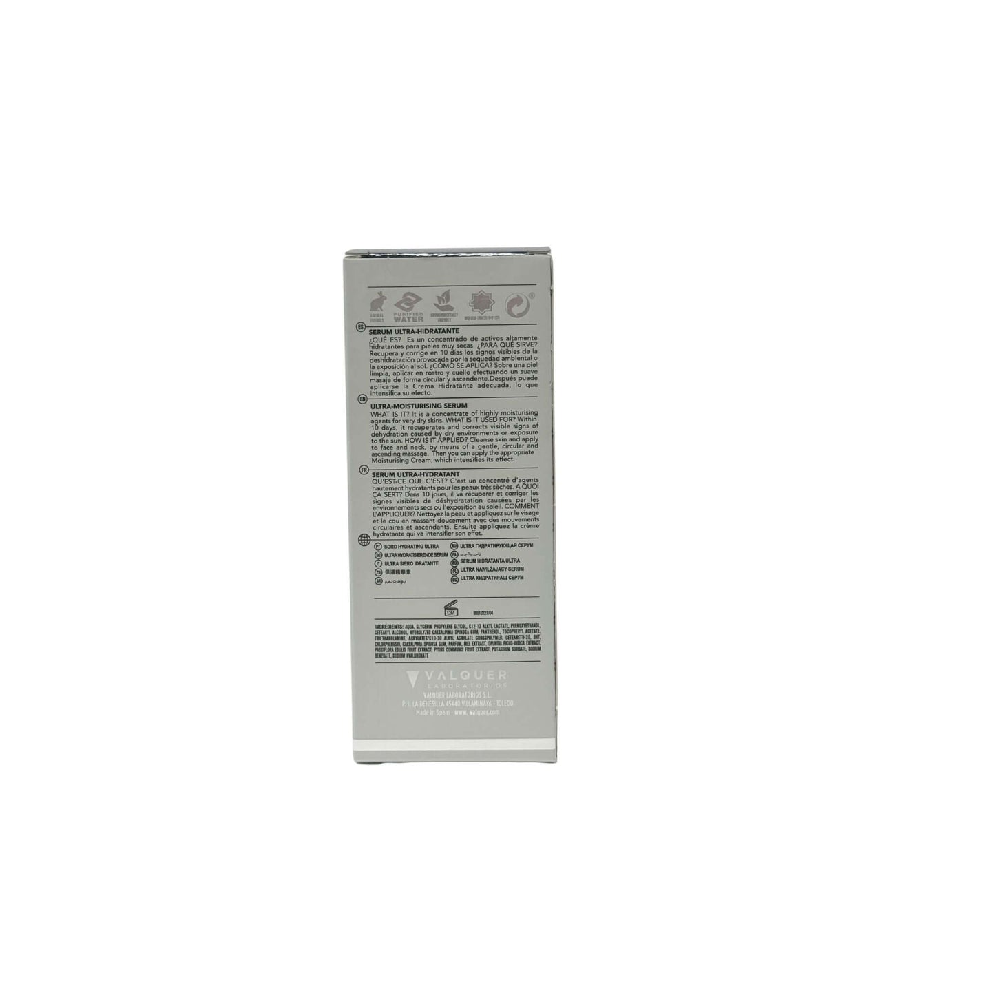Sérum Facial Ultra - Hidratante – Acción Inmediata para Pieles Muy Secas - 30 ml - Montber Professional Brand