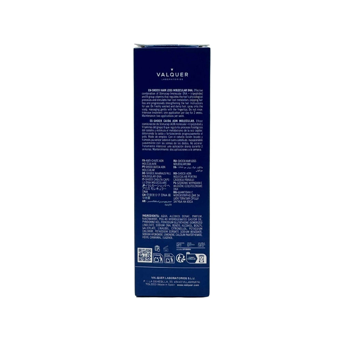 Shock caída ADN Molecular - Loción anticaída cabello - Montber Professional Brand