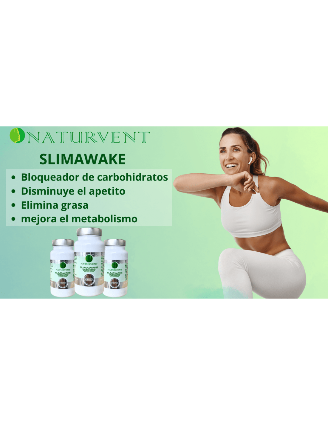 SLIMAWAKE Ayuda a Bloquear los Carbohidratos y Saciar el Apetito. - Montber Professional Brand