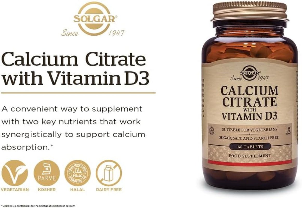 Citrato de Calcio + Vitamina D3: Fortalece tus huesos. - Montber Professional Brand