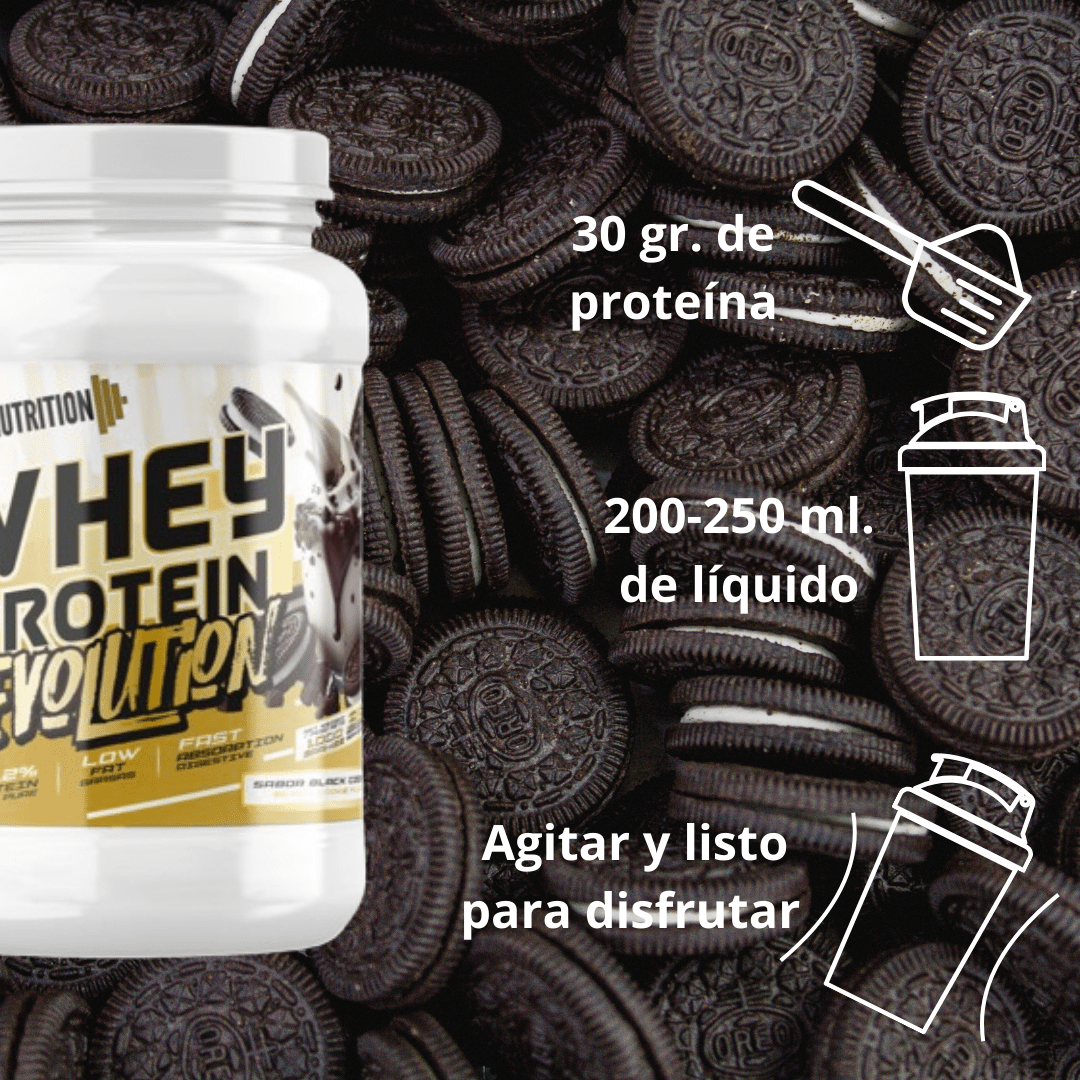 Whey Protein Revolution GP Nutrition, proteína de suero 1 kg – imagen 4